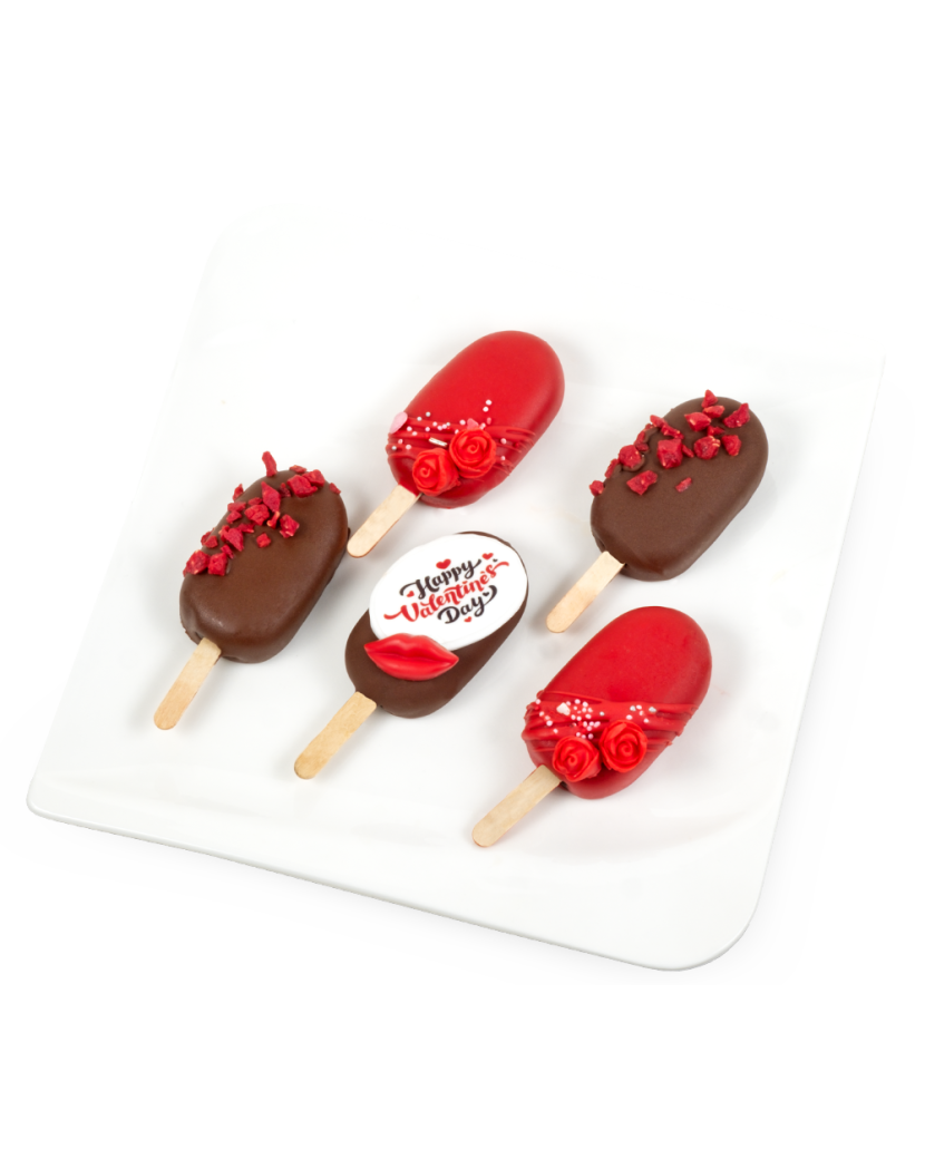 Valentýnské dortové nanuky Střední (M)