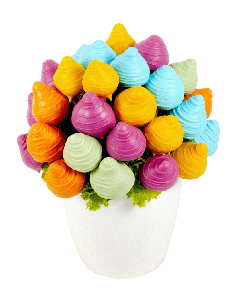 Duhová kytice jahod Velký (L)