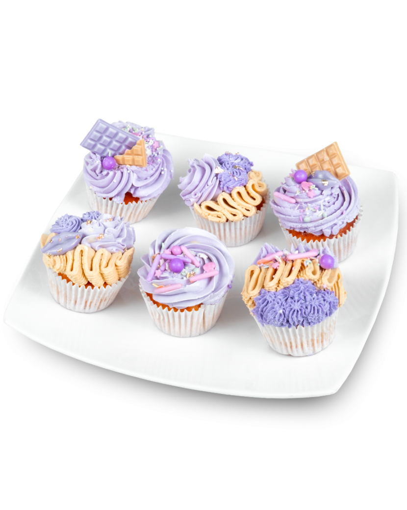 LILA Cupcakes XXL