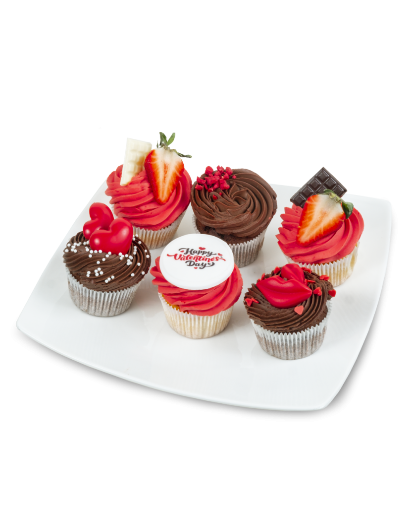 Valentýnské cupcakes Malý (S)