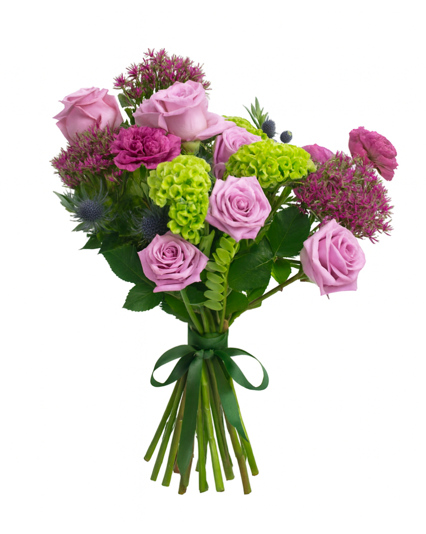 Fialovorůžový pugét Standard