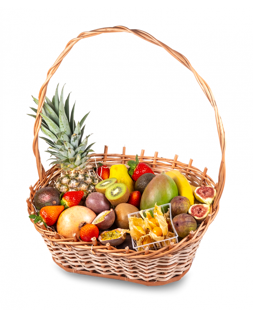 Koš s exotickým ovocem Střední (M)