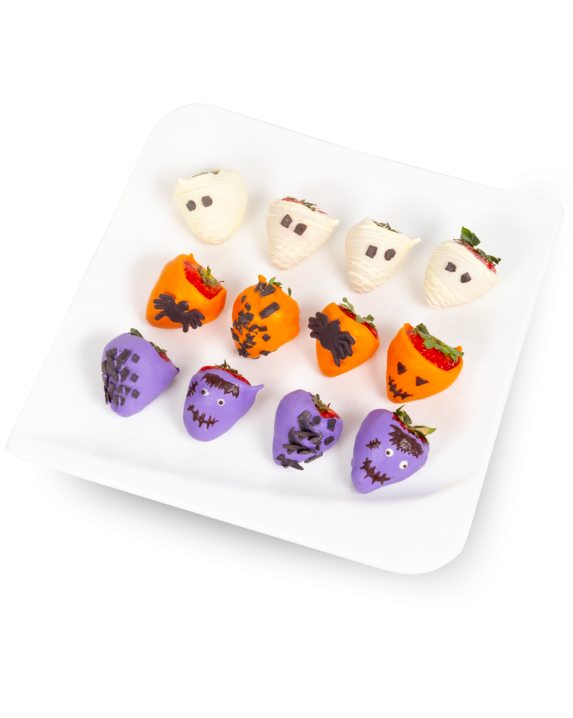 Halloweenské jahody Velký (L)