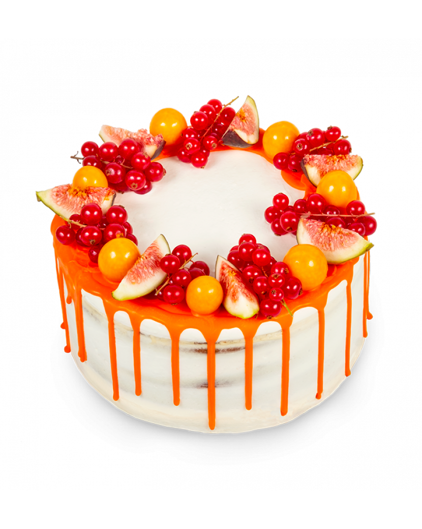 Rakytníkový dort 26 cm, min. 28 porcí