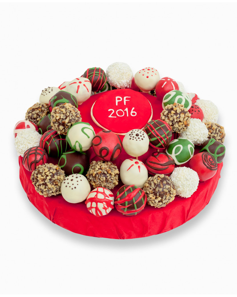 Vánoční věnec z popcakes Velký (L)