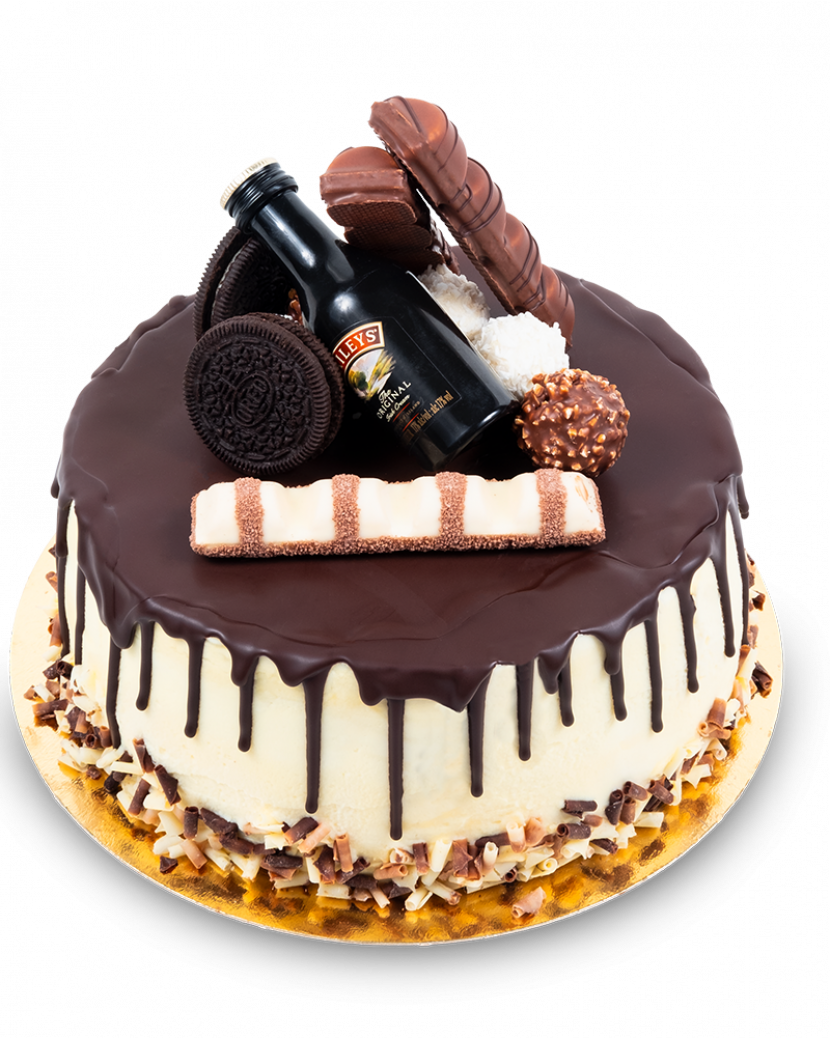 Dort s alkoholem 16 cm, 12 porcí