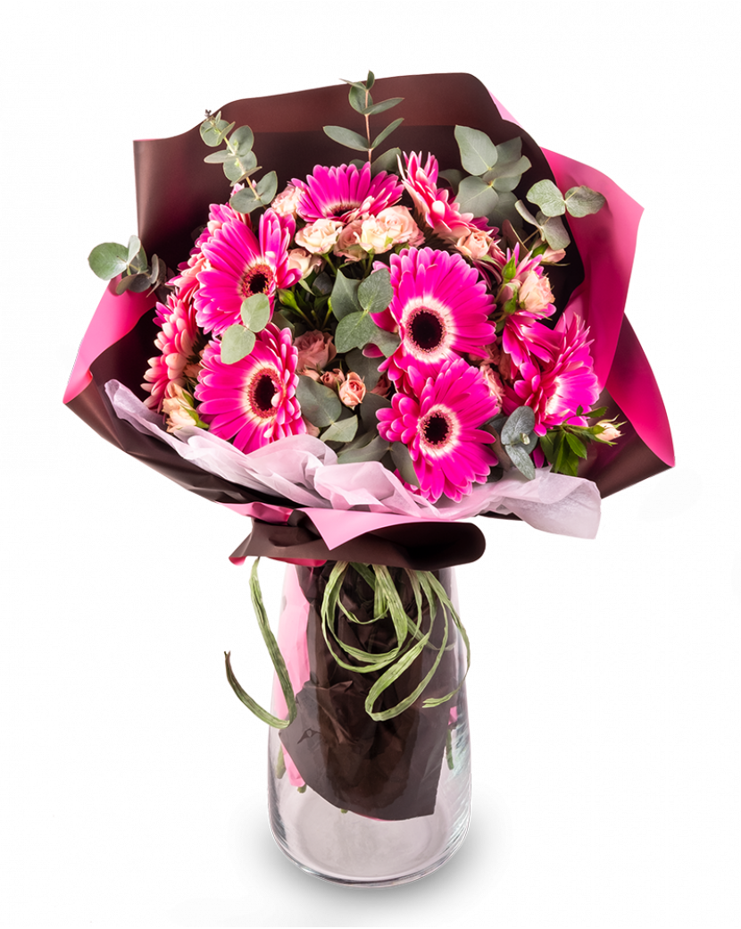 Růžové gerbery puget Standard