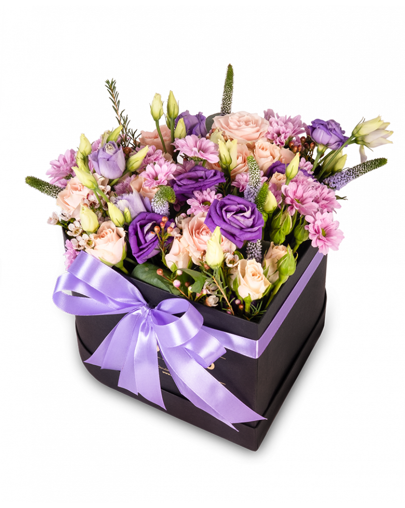 Květinový romantický box Standard