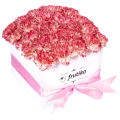 White Box of Pink Carnations  4