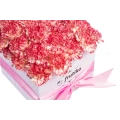 White Box of Pink Carnations  3