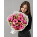 Rosa Gerbera Strauß 3