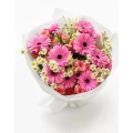 Rosa Gerbera Strauß 2