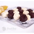 Banana roses in chocolate  2