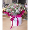 Box of White&Pink Tulips 2