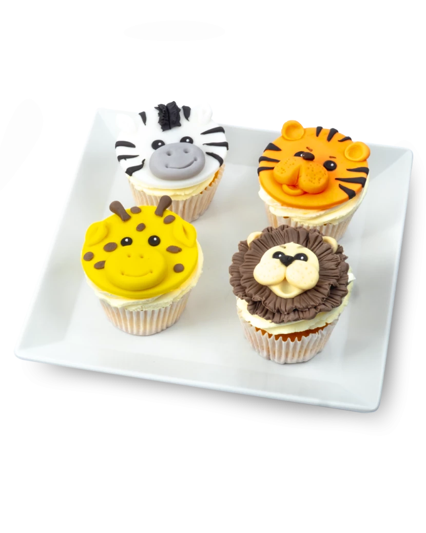 Tierische Cupcakes