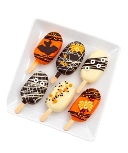Halloweenské dortové nanuky