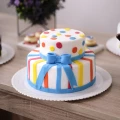 Colorful Cake with Ribbon 5