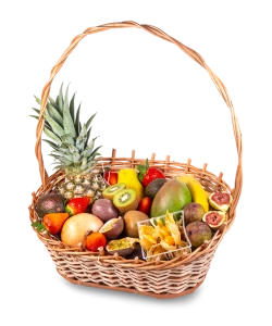 Exotische Frucht Geschenkkorb