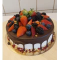 Cream cake with chocolate 5