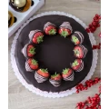 Schokoladenerdbeeren Kuchen 3