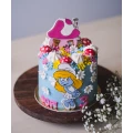 Smurfette cake 3