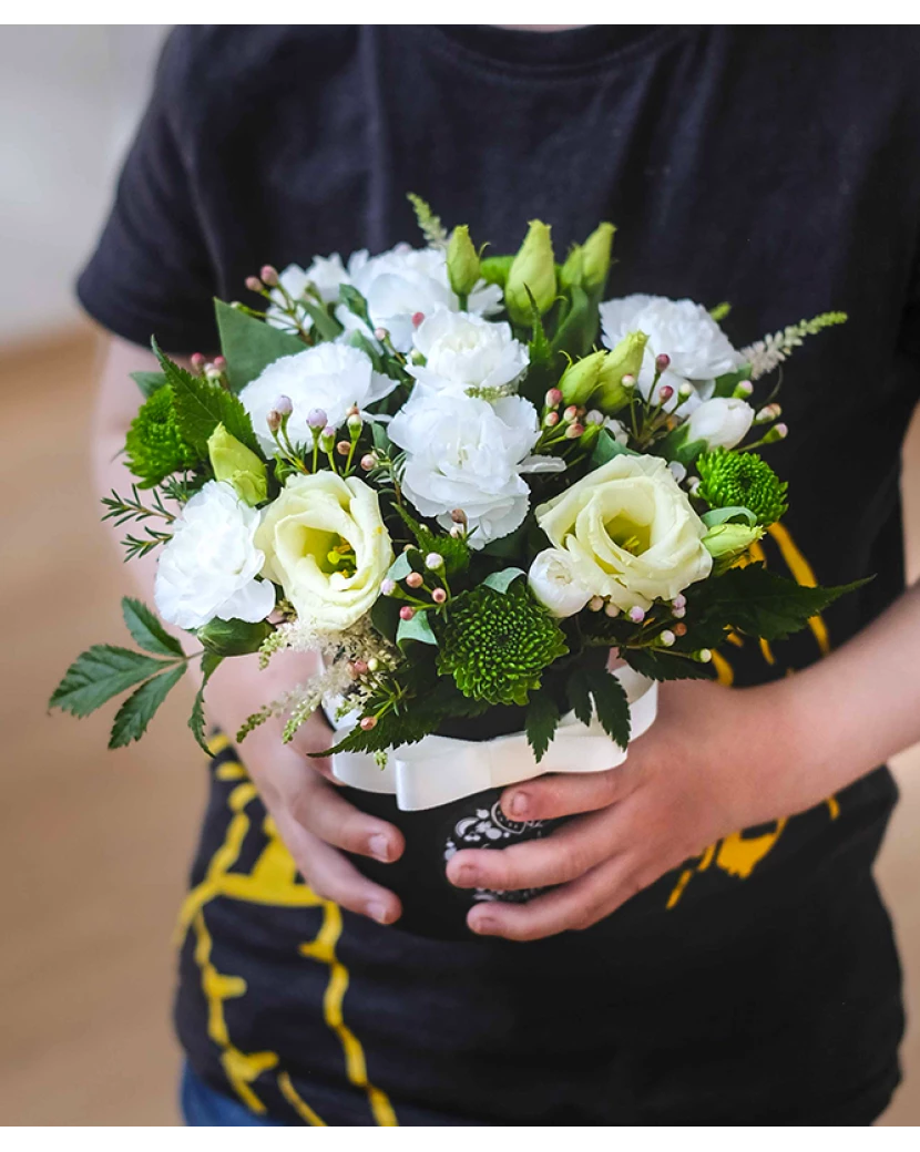 Schwarz Mini-Blumenkasten - Blumengeschft Frutiko
