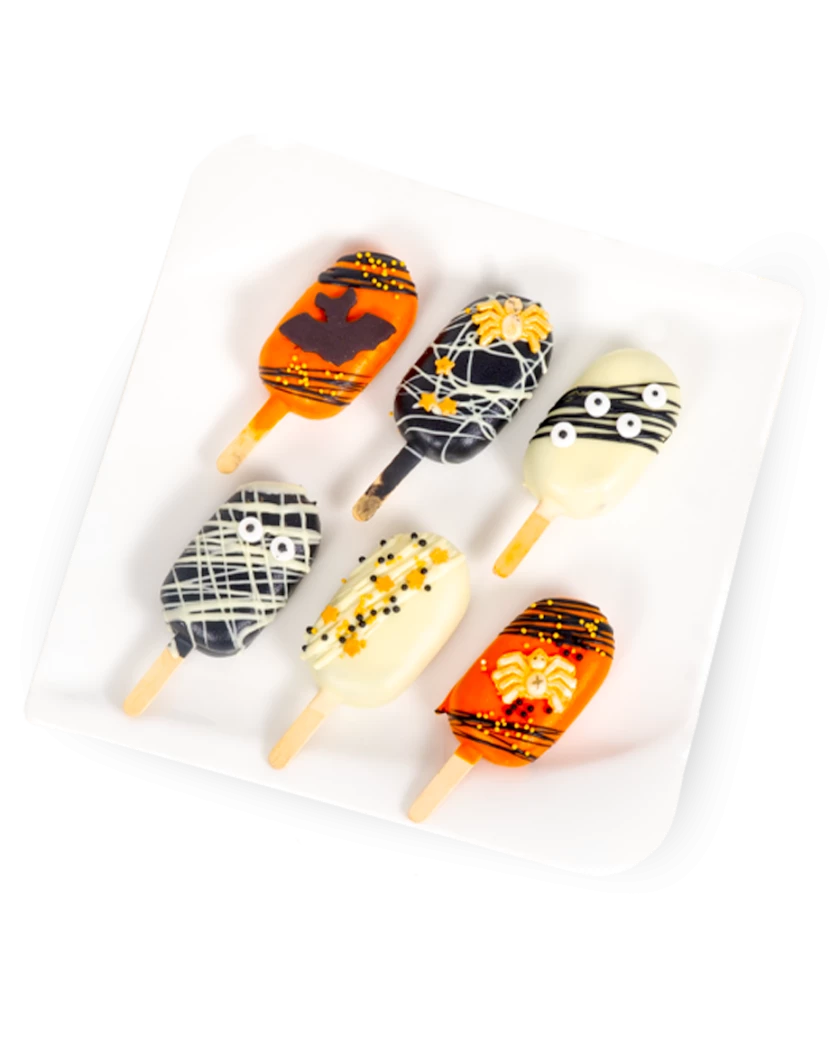 Halloween Cake Popsicle