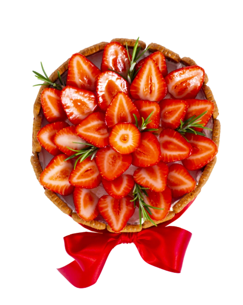 strawberry cake　1113 Strawberry cake 380g x 9 (Thaw & Sell plate cakes) - Eesti