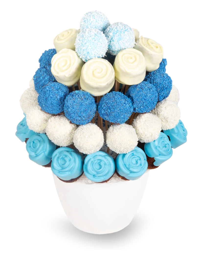Blaue Torte