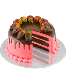 Schokoladenerdbeeren Kuchen