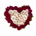 Spray Roses Heart Box 2