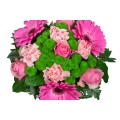 Pink Roses, Gerberas, Carnation 2