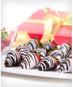 Strawberries in chocolate 