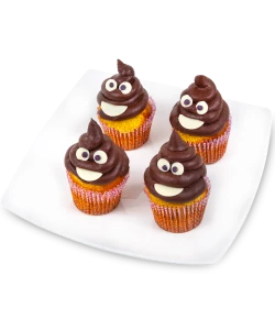 Poop Emoji Cupcakes 