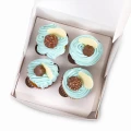 Blauer Zuckerguss Cupcake 2