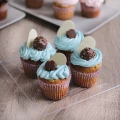 Blauer Zuckerguss Cupcake 3