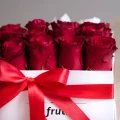 Heart Box Red Rose + Raffaello 3