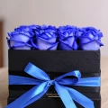 Černá Krabice modrých růží 3