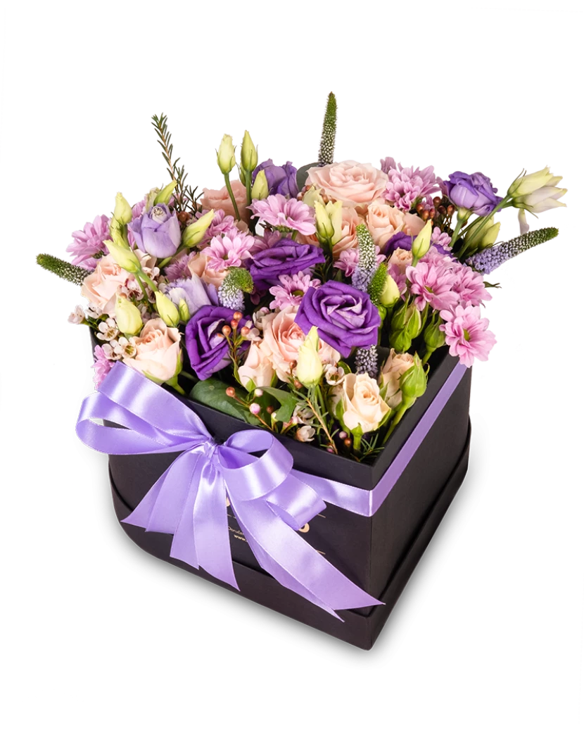Květinový romantický box